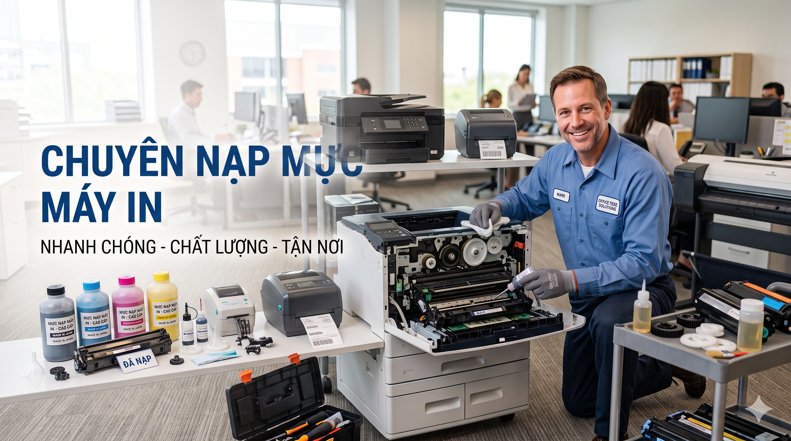 Nạp mực máy in tại Đà Nẵng