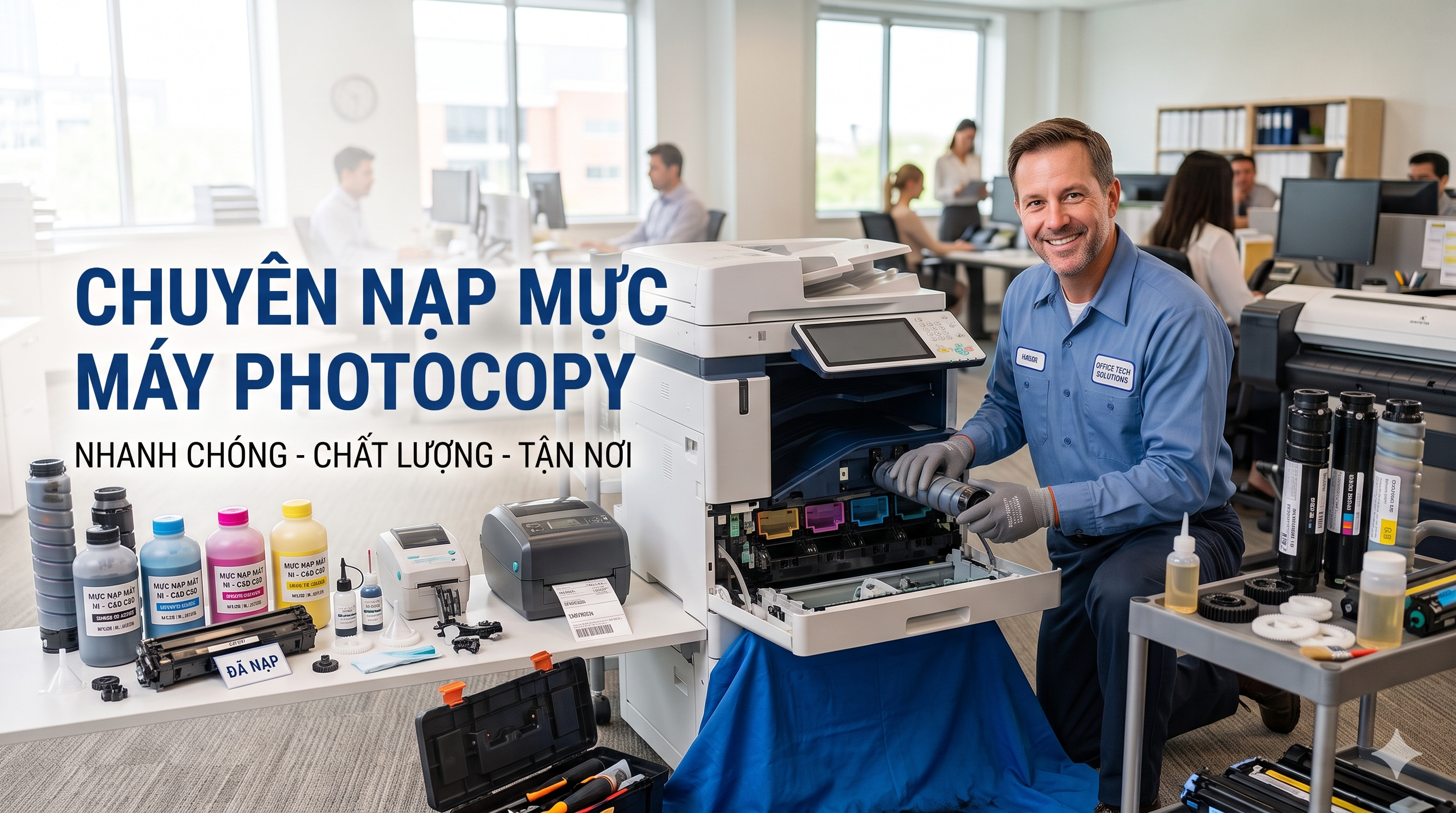 Nạp mực máy photocopy tại Đà Nẵng