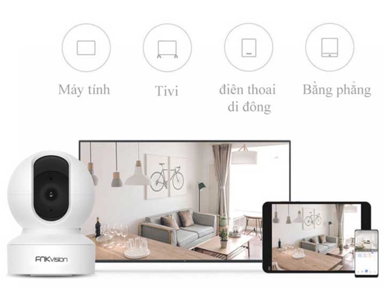 Camera IP 360 độ 5MP Yoosee Fnkvision U2